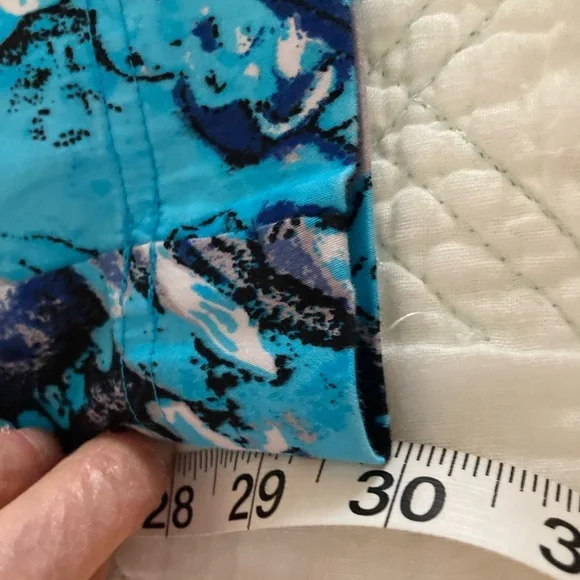 Peck & Peck Blue and White Cotton Blend Jeans 6 - Picture 5 of 5